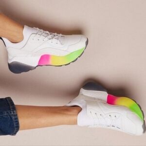 EUC Stella McCartney Eclipse Sneaker White/Raimbow size 35/4.5